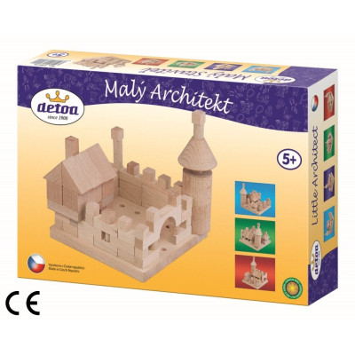Malý architekt - dřevěná stavebnice