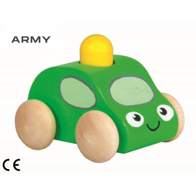 Pískací autíčko s majákem - 4 druhy