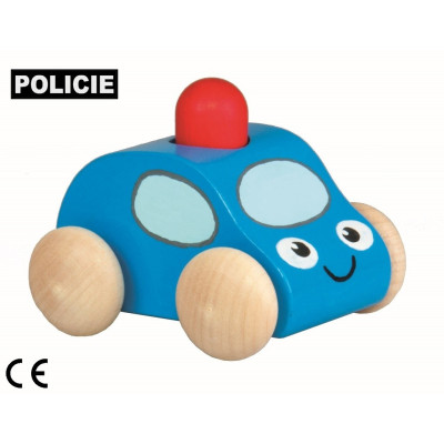 Pískací autíčko s majákem - 4 druhy