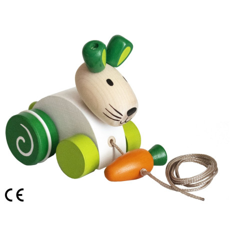 Tahací Zajíc s mrkví