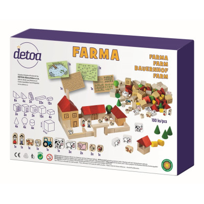 Farma - dřevěné kostky