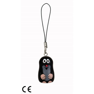 Krtek klíčenka mini - dřevěná