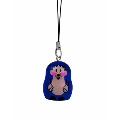 Klíčenka mini Ježek - dřevěná