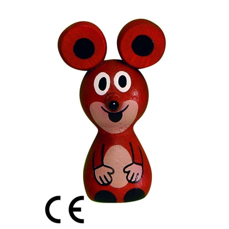 Magnet Myška - dřevěná