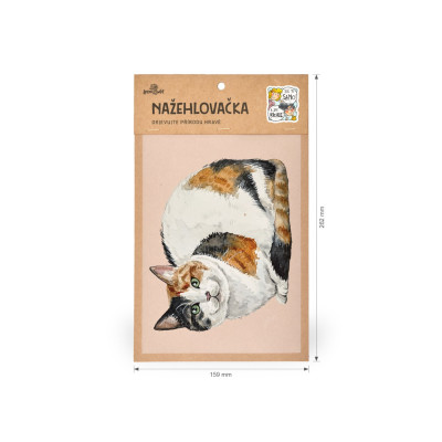 Nažehlovačka - Kočka tříbarevná, velikost M