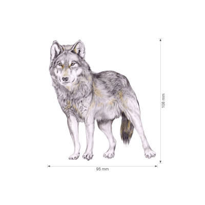 Nažehlovačka - Vlci, velikost S