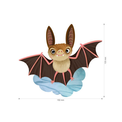 Nažehlovačka - Netopýři, velikost L