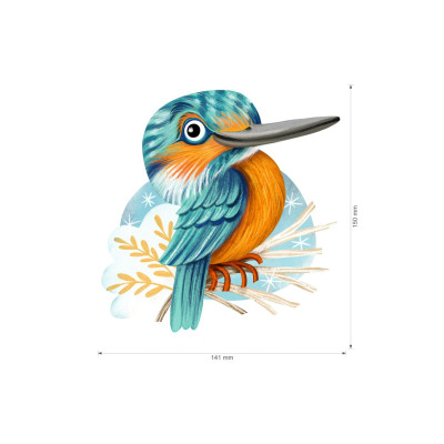 Nažehlovačka - Zimní Ledňáčci, velikost L