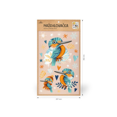 Nažehlovačka - Zimní Ledňáčci, velikost L