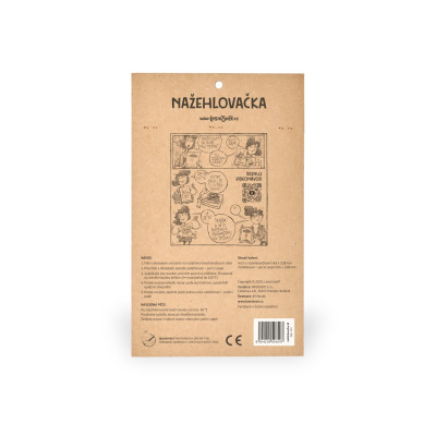 Nažehlovačka - Kočka rezavobílá, velikost M