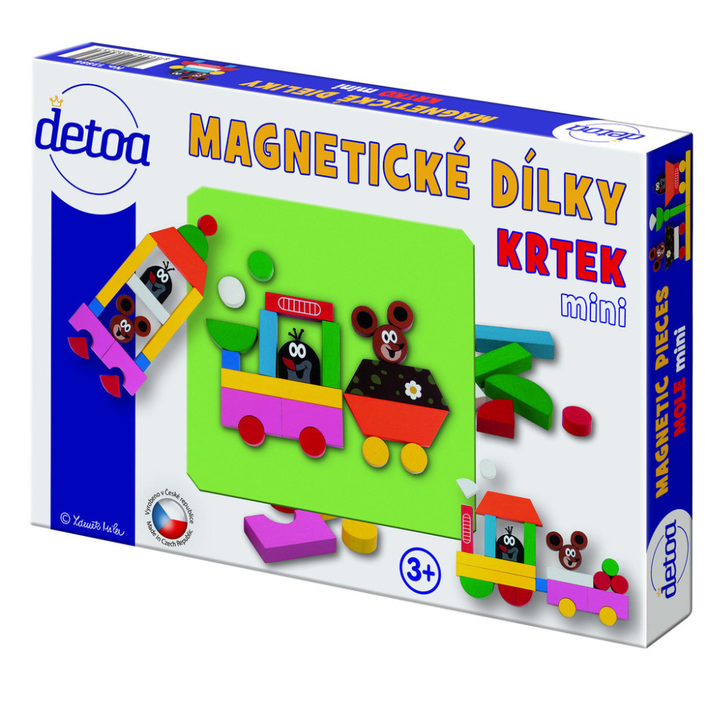 Magnetické puzzle dílky Krtek mini Magnetické puzzle dílky Krtek mini