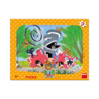 Deskové puzzle - Krtek opravář,  15 dílků