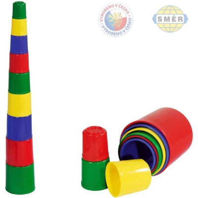 Stohovací pyramida - kulatá
